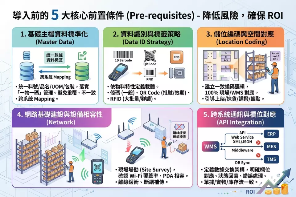 wms導入前的 5 大核心前置條件