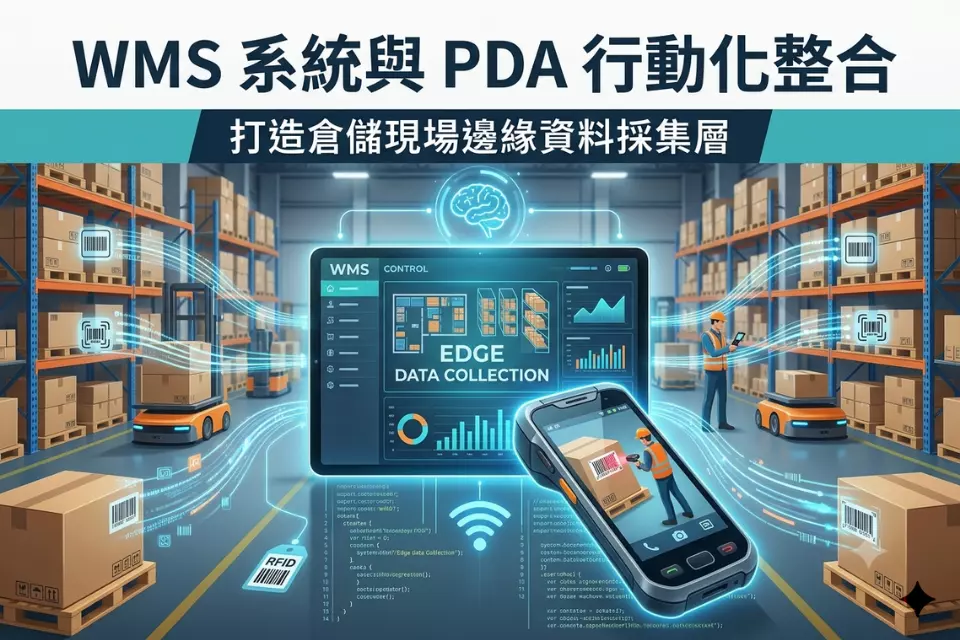 WMS 系統與 PDA 行動化整合：打造倉儲現場邊緣資料採集層